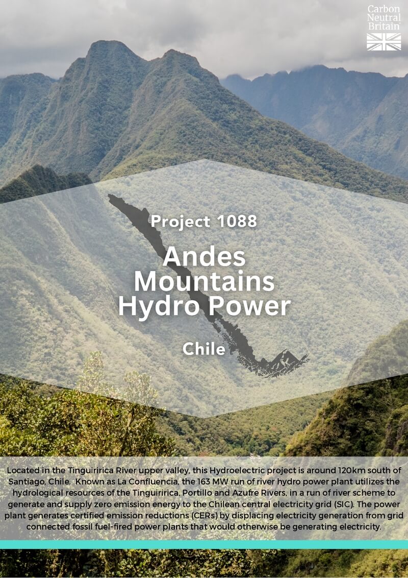 Andes Mountains Hydro Power – Chile